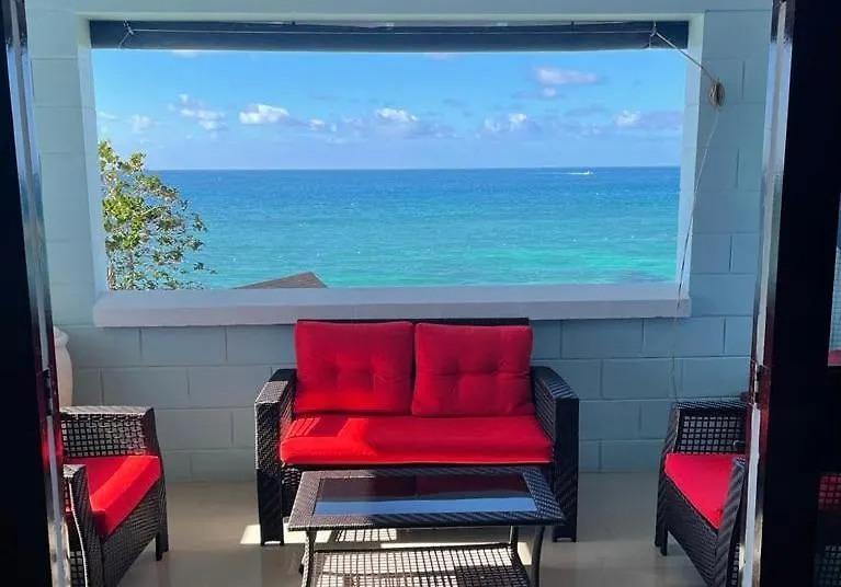 Caribbean Bliss - Oceanfront Studio With Stunning Views Negril Apartment